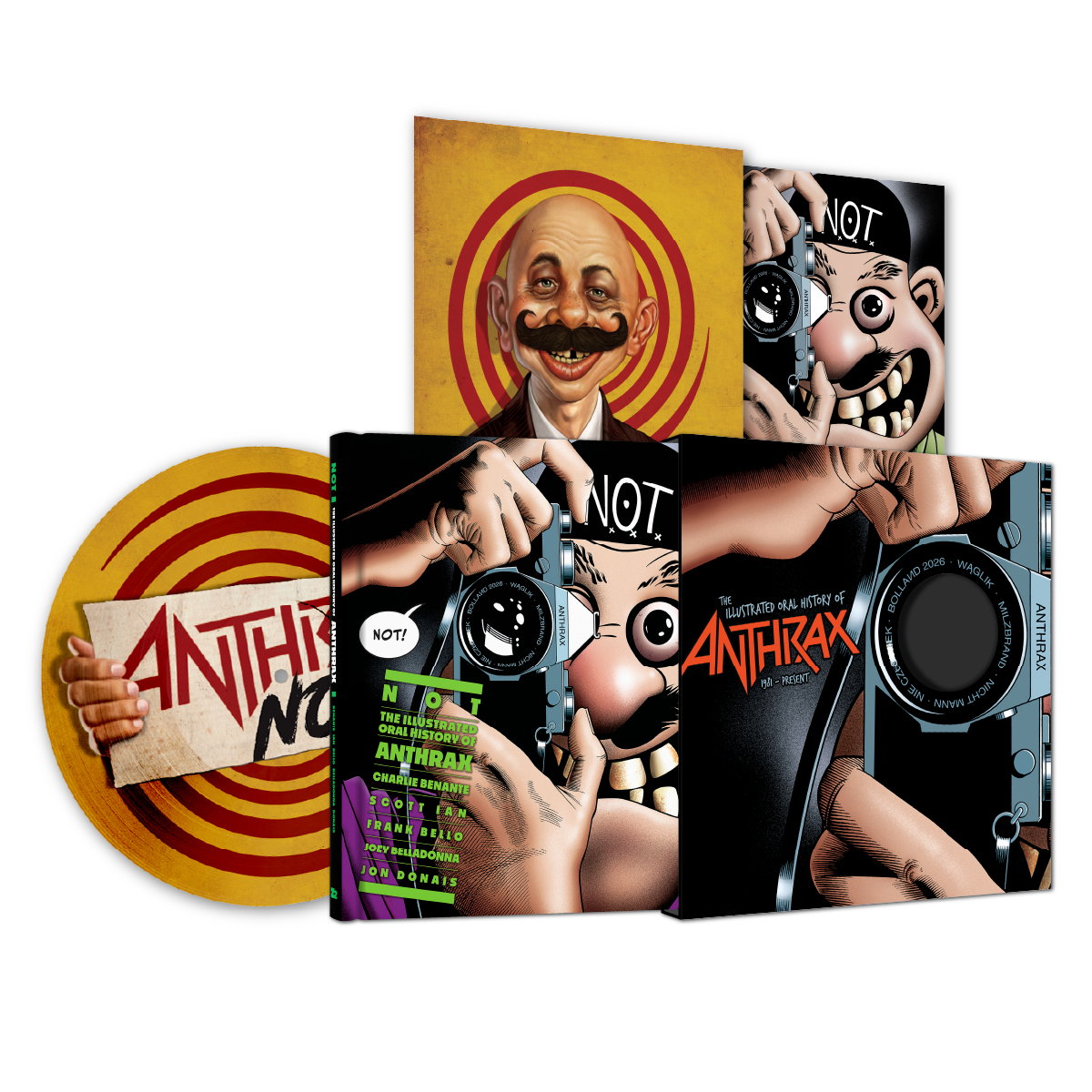 NOT: The Illustrated Oral History of Anthrax + Picture Disc Vinyl
