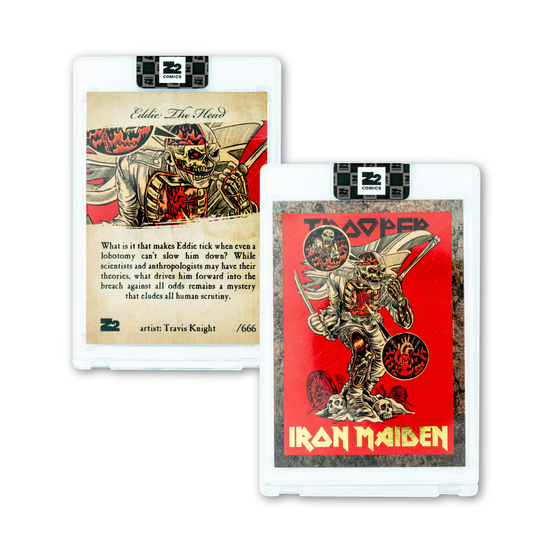 limited edition trading cards Iron Maiden x Z2 "The Trooper" Trading Card