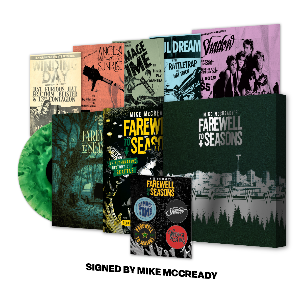 【rodrigo様用】WINTERBORN / Farewell To Sain Mike McCready's Farewell to Seasons + Vinyl LP (Signed Platinum