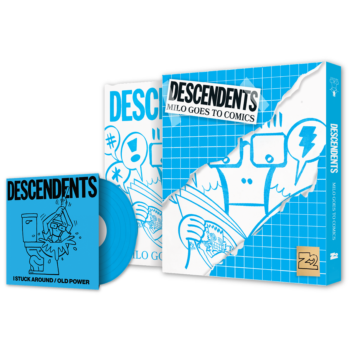 DESCENDENTS: Milo Goes To Comics - Graphic Novel + 7