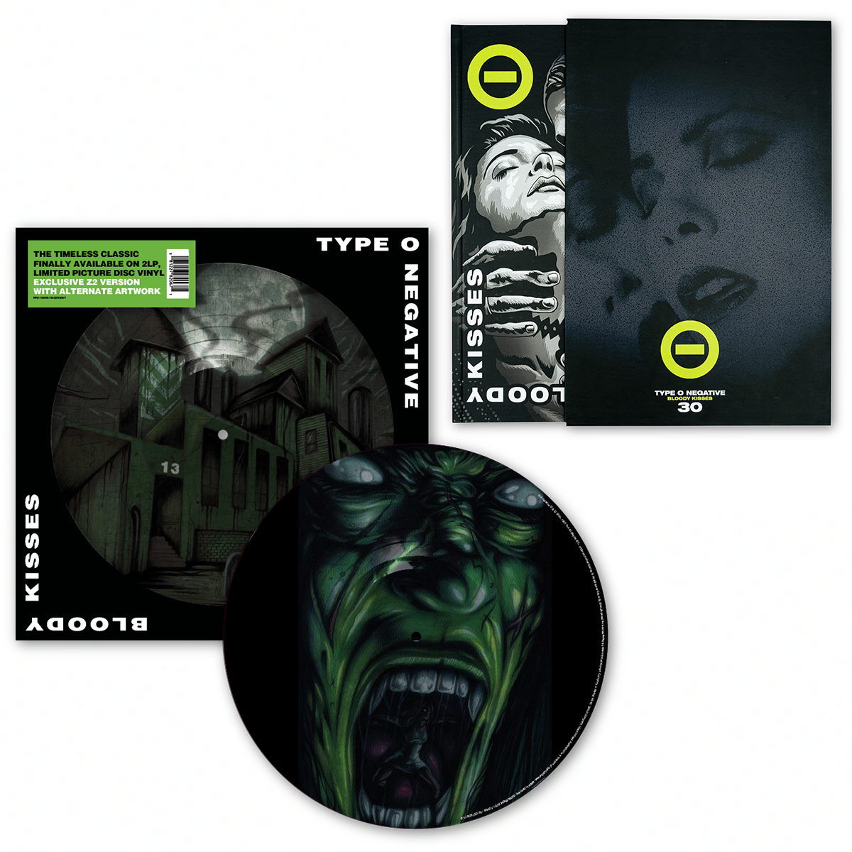 Type O Negative: Bloody Kisses 30 - Green Edition – Z2 Comics Type O Negative: Bloody Kisses 30 - Green Edition – Z2 Comics