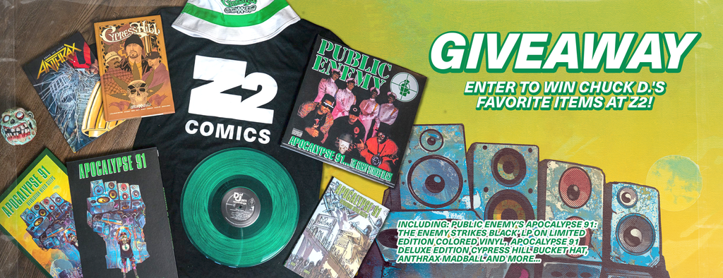 GIVEAWAY: Enter For Your Chance to Win Z2 Comics Prize Pack Curated by Chuck D.