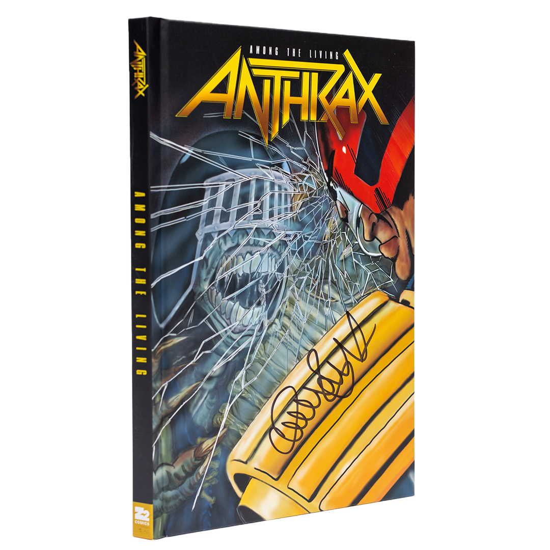 SIGNED Anthrax: Among The Living Graphic Novel (Judge Dredd Edition)