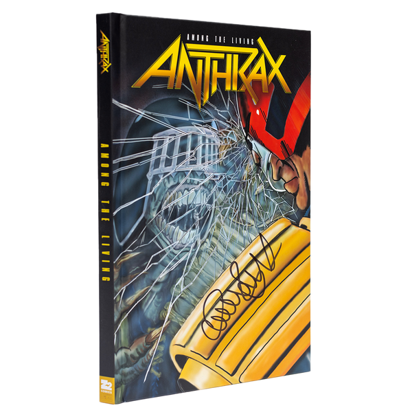 SIGNED Anthrax: Among The Living Graphic Novel (Judge Dredd