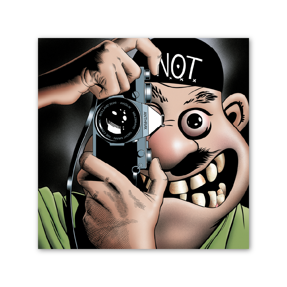 NOT: The Illustrated Oral History of Anthrax + Picture Disc Vinyl LP (Signed by Anthrax)