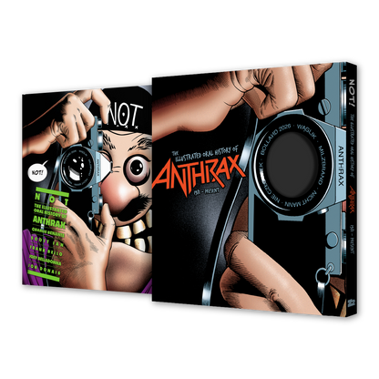 NOT: The Illustrated Oral History of Anthrax + Picture Disc Vinyl LP (Signed by Anthrax)