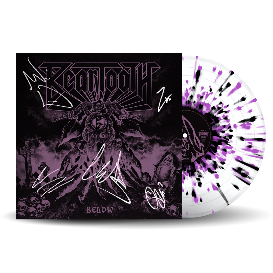 Beartooth - 'Below' Signed Vinyl LP (Purple & Black Splatter)