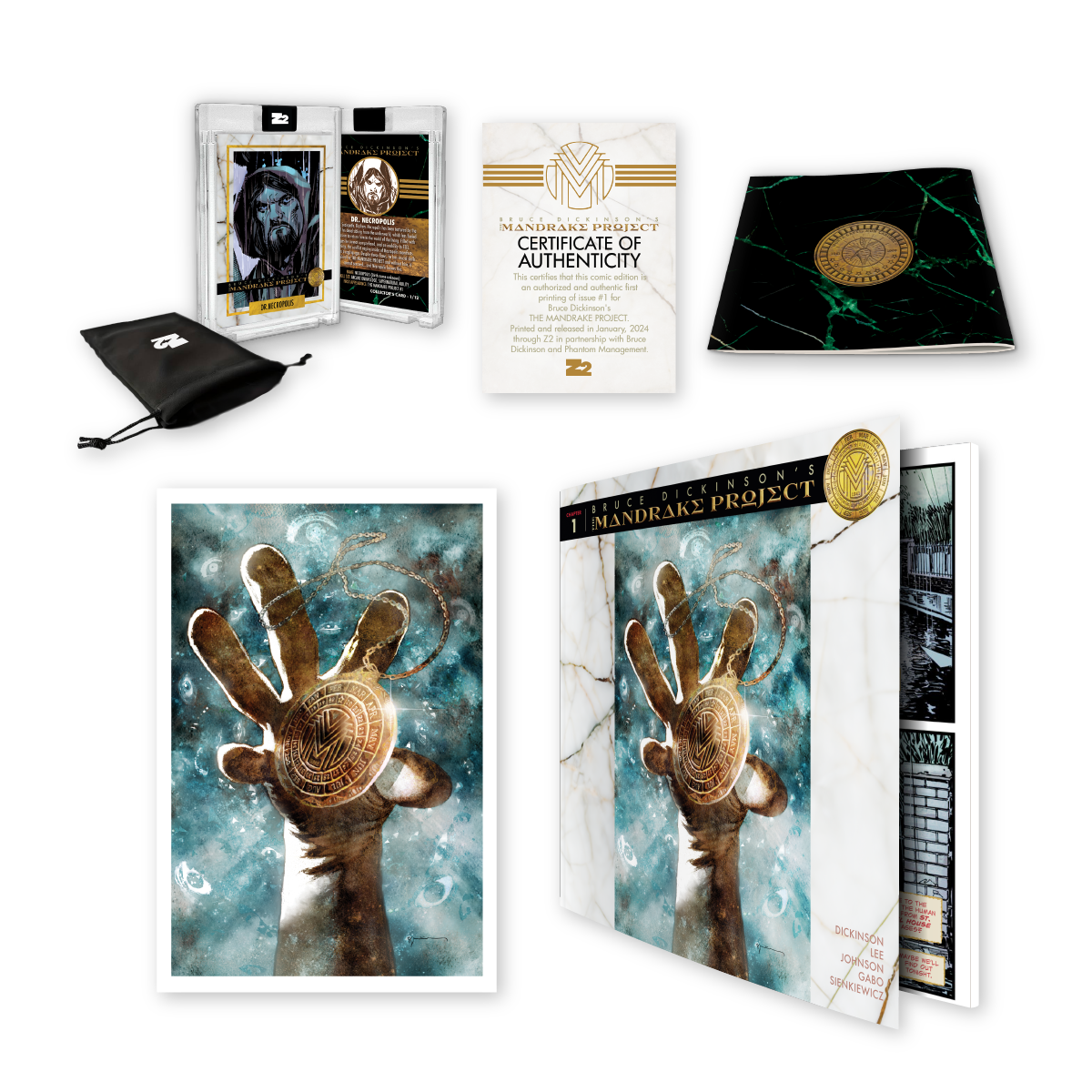 Bruce Dickinson's MANDRAKE Issue 1 SIGNED Edition 666 Available