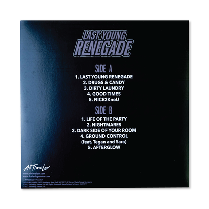 All Time Low - 'Last Young Renegade' Limited Edition Blue Vinyl LP & Graphic Novel