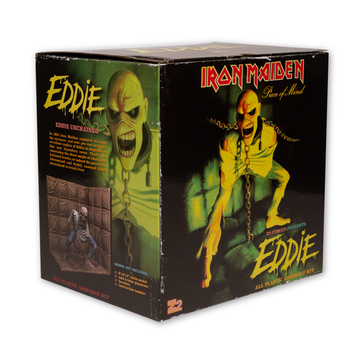 Iron Maiden: Vintage Eddie Piece of Mind Model Kit – Z2 Comics Iron Maiden: Vintage Eddie Piece of Mind Model Kit – Z2 Comics