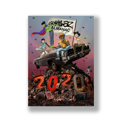 Gorillaz Almanac - Oversized Edition Book - 17 x 12 inches!