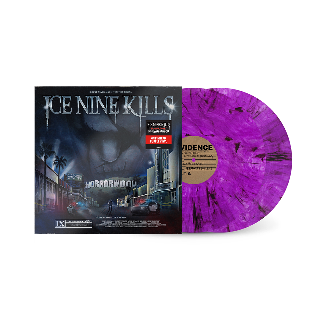 Ice Nine Kills - Welcome to Horrorwood Exclusive Purple Splatter Vinyl 2-LP