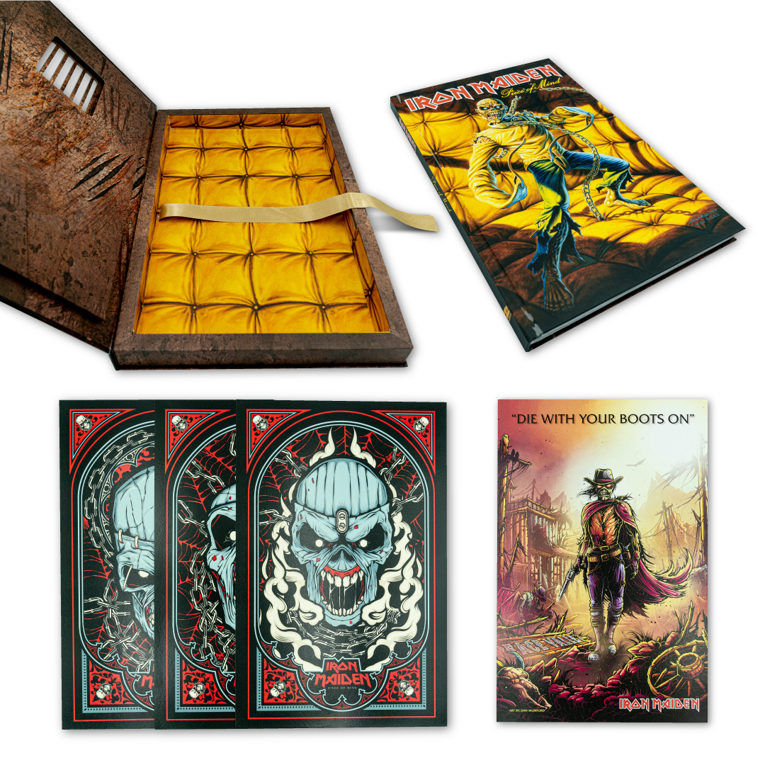 Iron Maiden: Piece Of Mind - Deluxe Edition – Z2 Comics Iron Maiden: Piece Of Mind - Deluxe Edition – Z2 Comics