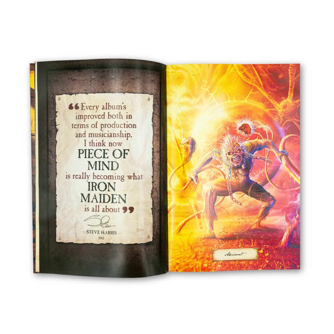 Iron Maiden: Piece Of Mind - Deluxe Edition – Z2 Comics Iron Maiden: Piece Of Mind - Deluxe Edition – Z2 Comics