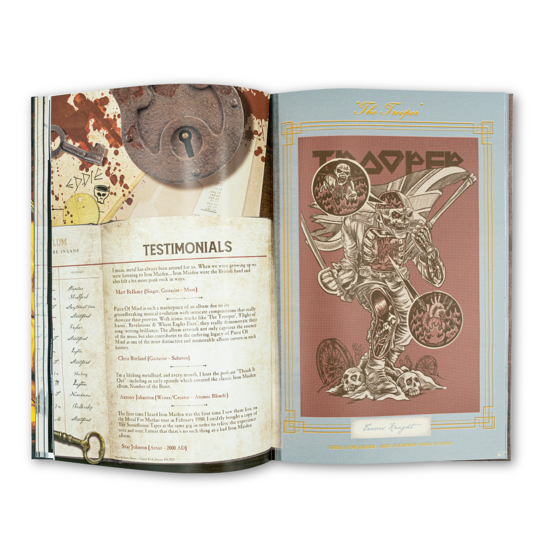 Iron Maiden: Piece Of Mind - Asylum Edition – Z2 Comics Iron Maiden: Piece Of Mind - Asylum Edition – Z2 Comics