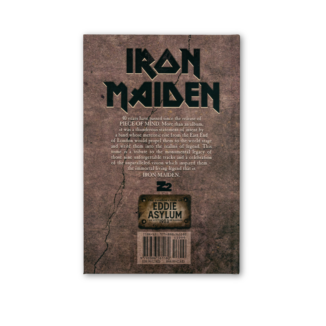 Iron Maiden: Piece Of Mind - 'The Trooper I' Limited Edition Hardcover (Signed by Martin Simmons) + Trading Card