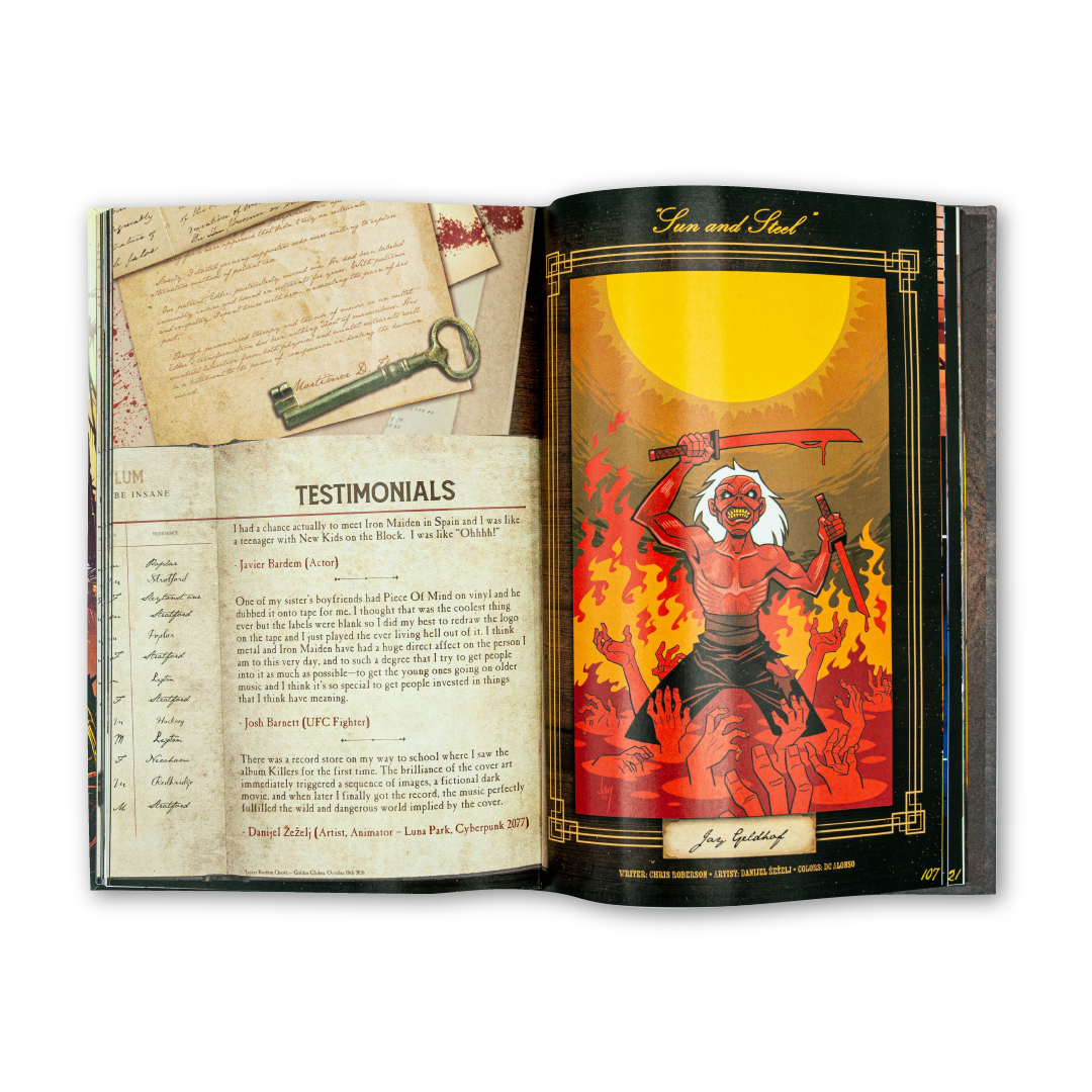 Iron Maiden: Piece Of Mind - Hardcover Edition – Z2 Comics Iron Maiden: Piece Of Mind - Hardcover Edition – Z2 Comics