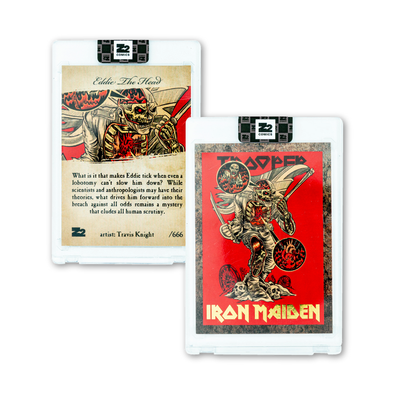 Iron Maiden x Z2 "The Trooper" Trading Card - Numbered to 666