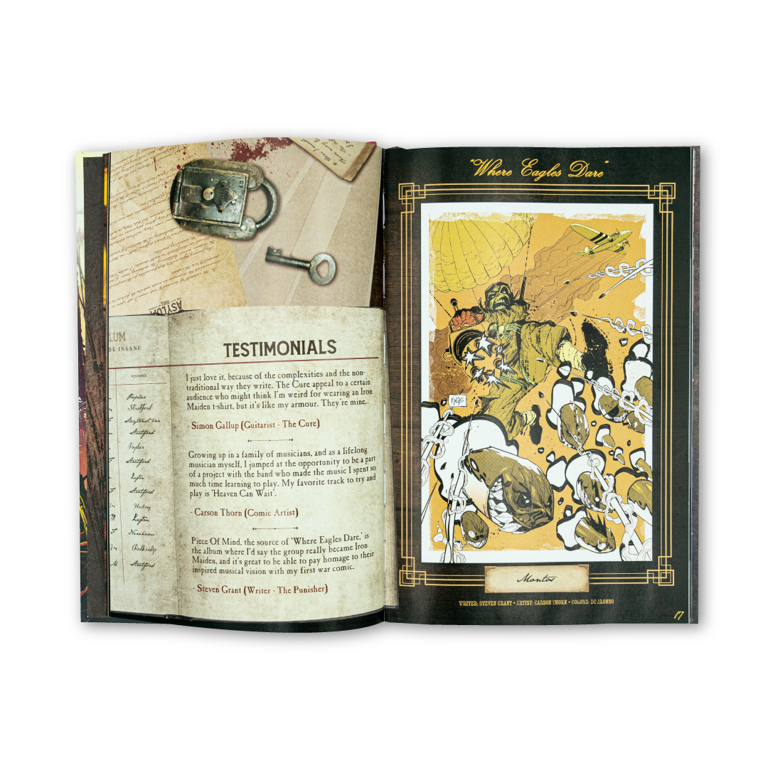 Iron Maiden: Piece Of Mind - Hardcover Edition – Z2 Comics Iron Maiden: Piece Of Mind - Hardcover Edition – Z2 Comics