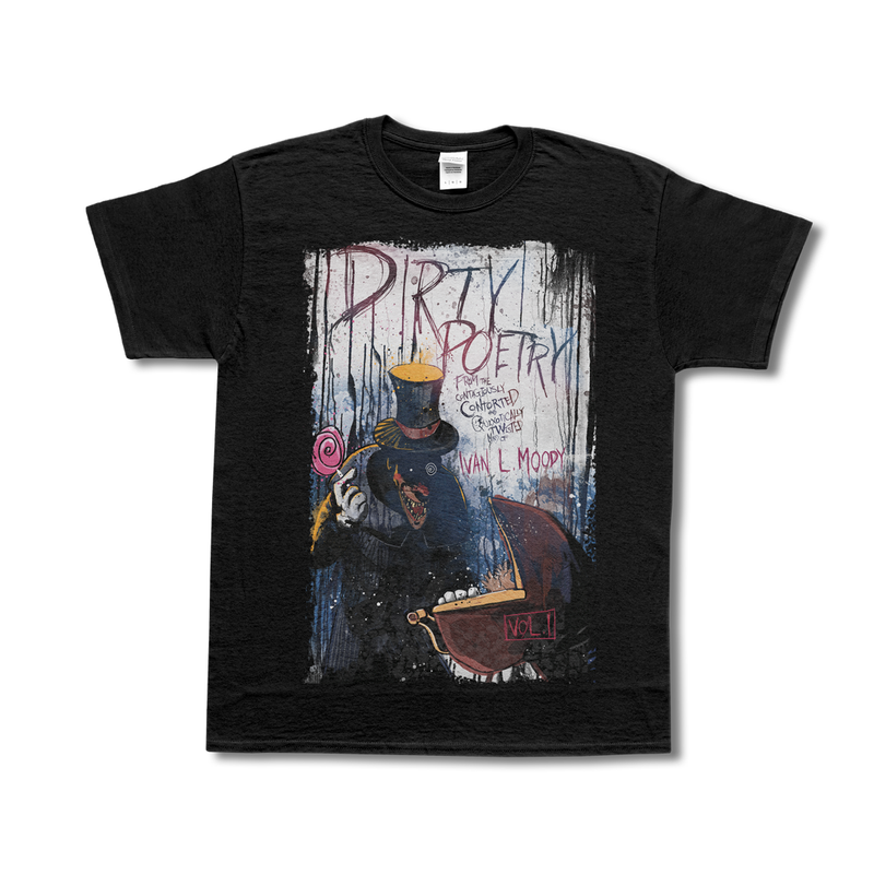 Ivan L. Moody's - Dirty Poetry Cover Art T-Shirt