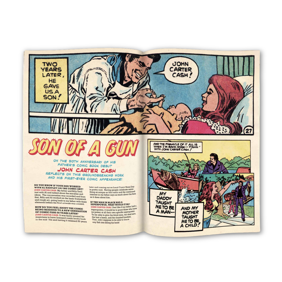 Hello, I'm Johnny Cash - Comic Book