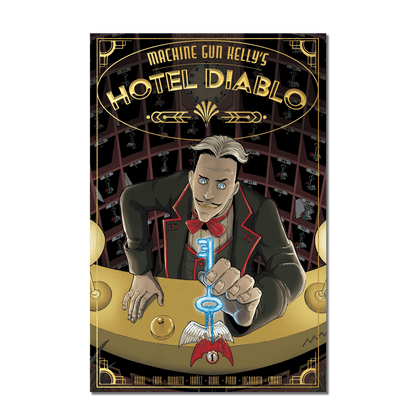 Machine Gun Kelly: Hotel Diablo LP - Exclusive Re-issue and Softcover Book