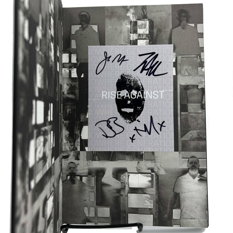 Rise Against Presents: Nowhere Generation - Hardcover SIGNED