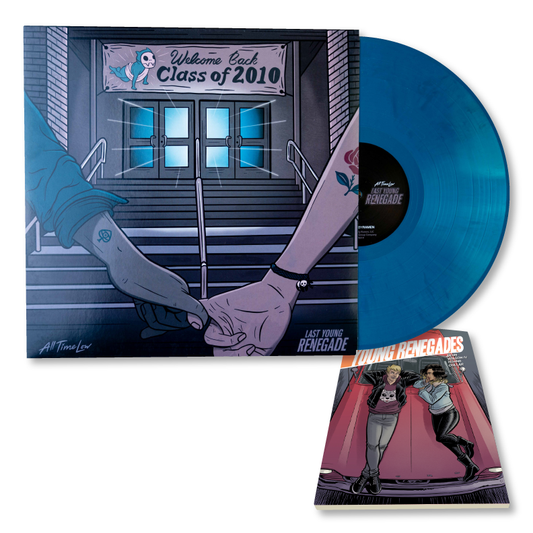 All Time Low - 'Last Young Renegade' Limited Edition Blue Vinyl LP & Graphic Novel