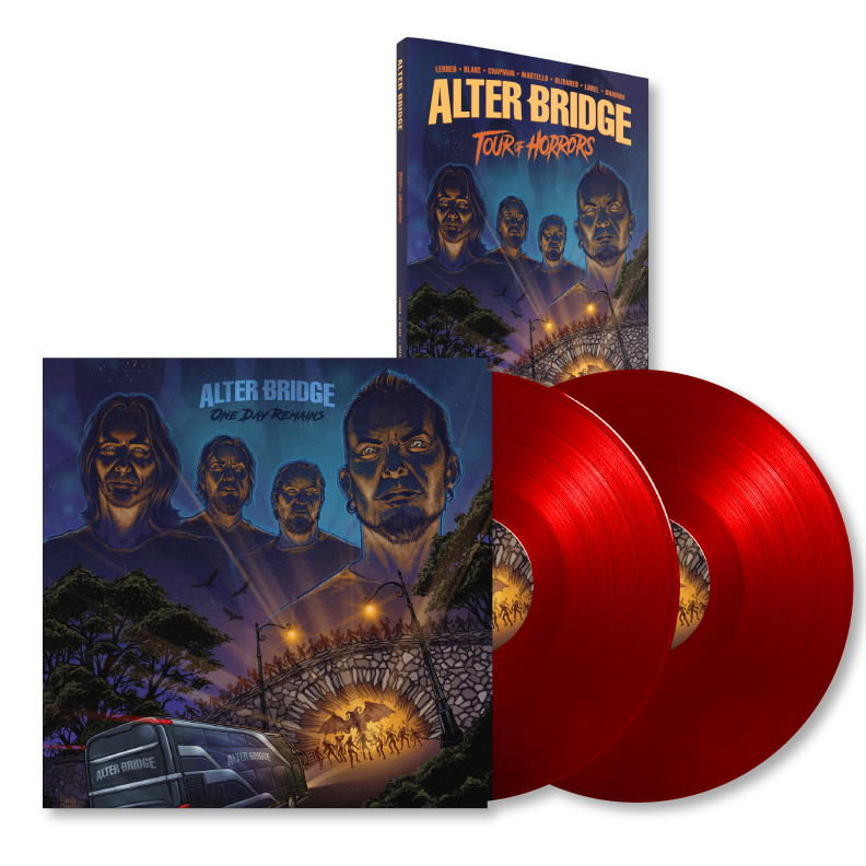 Alter Bridge: 'One Day Remains' in Red Colorway Vinyl + Softcover Book