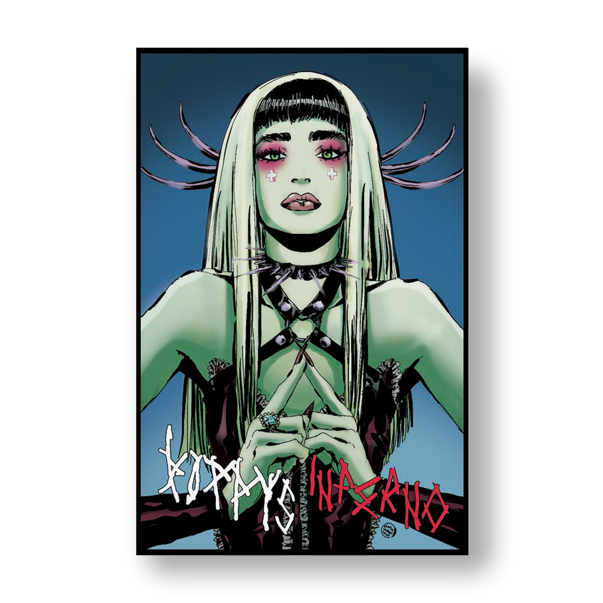 Poppy: Poppy's Inferno - Hardcover BLUE Variant – Z2 Comics