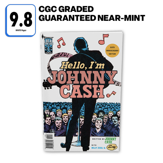 Hello, I'm Johnny Cash - Comic Book (Chip Kidd Cover Variant) CGC 9.8