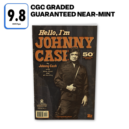 Hello, I'm Johnny Cash - Comic Book (Tim Bradstreet Cover Variant) CGC 9.8