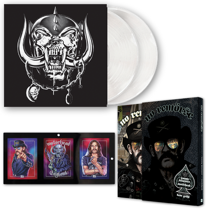 NO REMORSE: THE ILLUSTRATED TRUE STORIES OF LEMMY KILMISTER AND MOTÖRHEAD - DELUXE + VINYL 2-LP EDITION