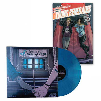 All Time Low - 'Last Young Renegade' Limited Edition Blue Vinyl LP & Graphic Novel