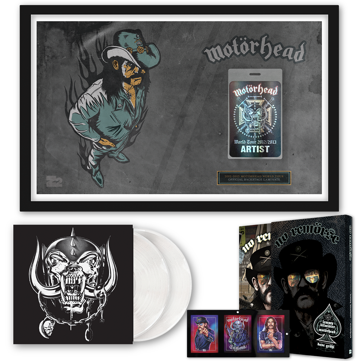 NO REMORSE: THE ILLUSTRATED TRUE STORIES OF LEMMY KILMISTER AND MOTÖRH ...