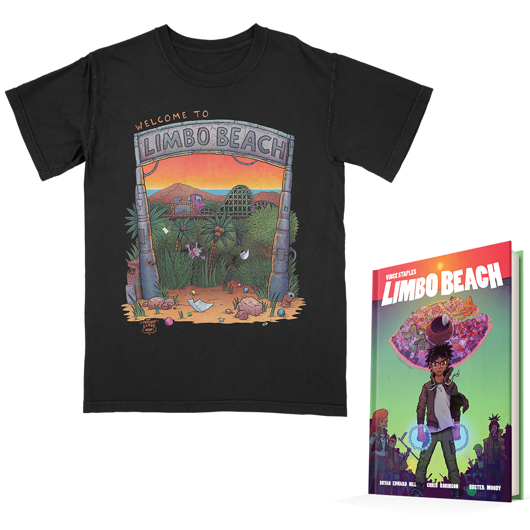 Vince Staples - 'Welcome' T-Shirt and Signed Book