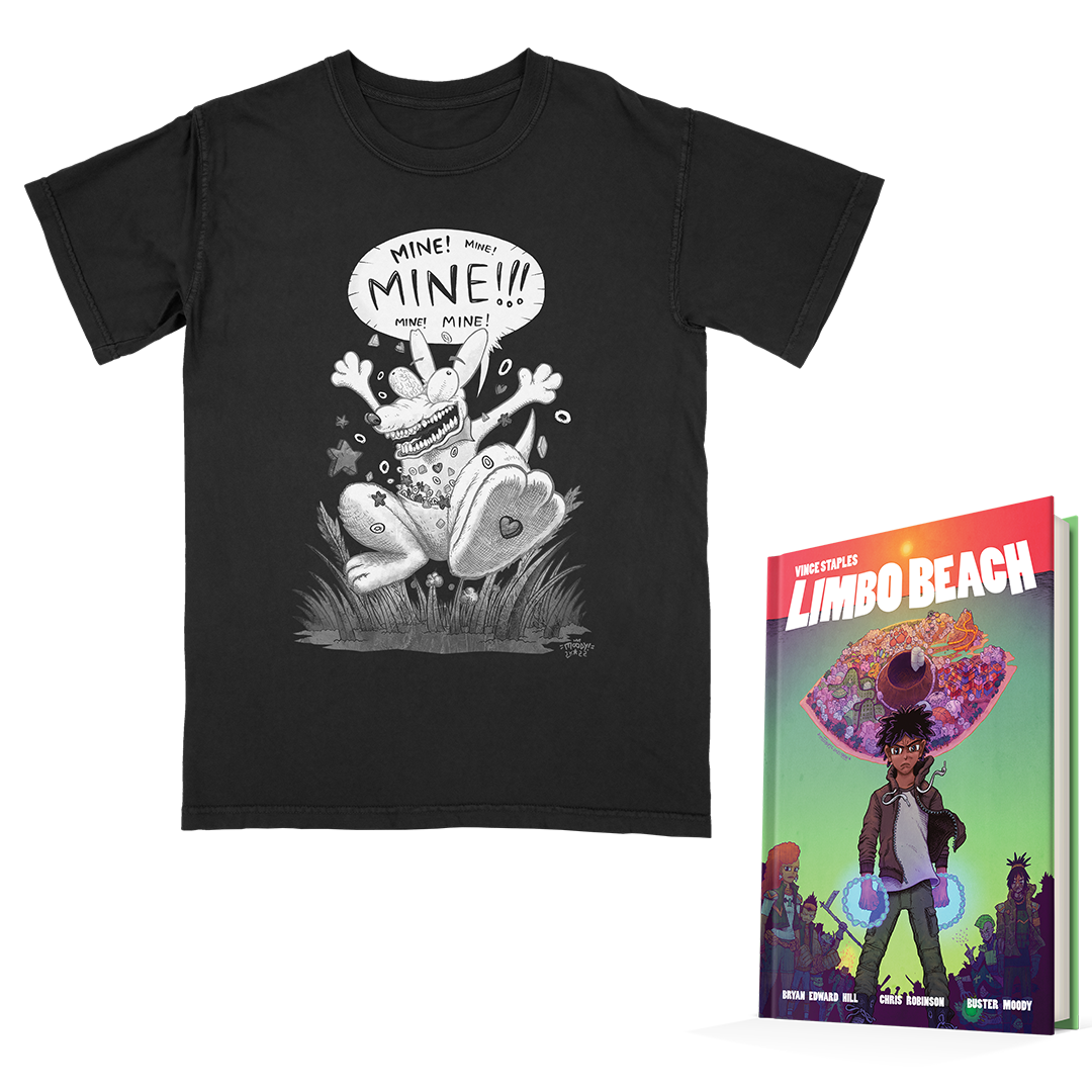 Vince Staples - 'Mine' T-Shirt and Signed Book